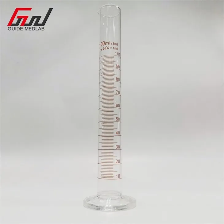 4 graduated cylinder in laboratory