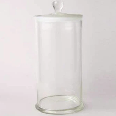 Provburk med knopp och inslipad glaspropp